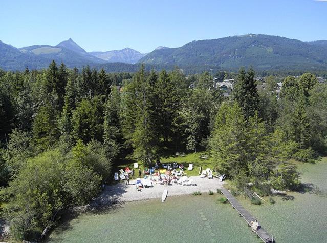 Appartementhaus Huber Abersee Exteriör bild